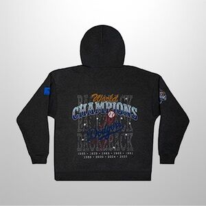 New in Bag Back to Back World Championships Dodgers Stadium Exclusive Hoodie M